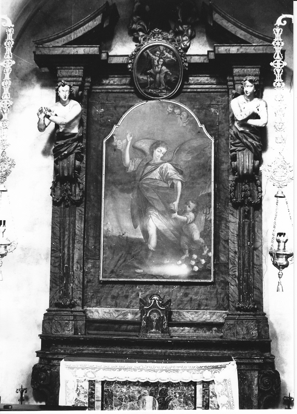 altare, complesso decorativo - bottega lombarda (sec. XVII)