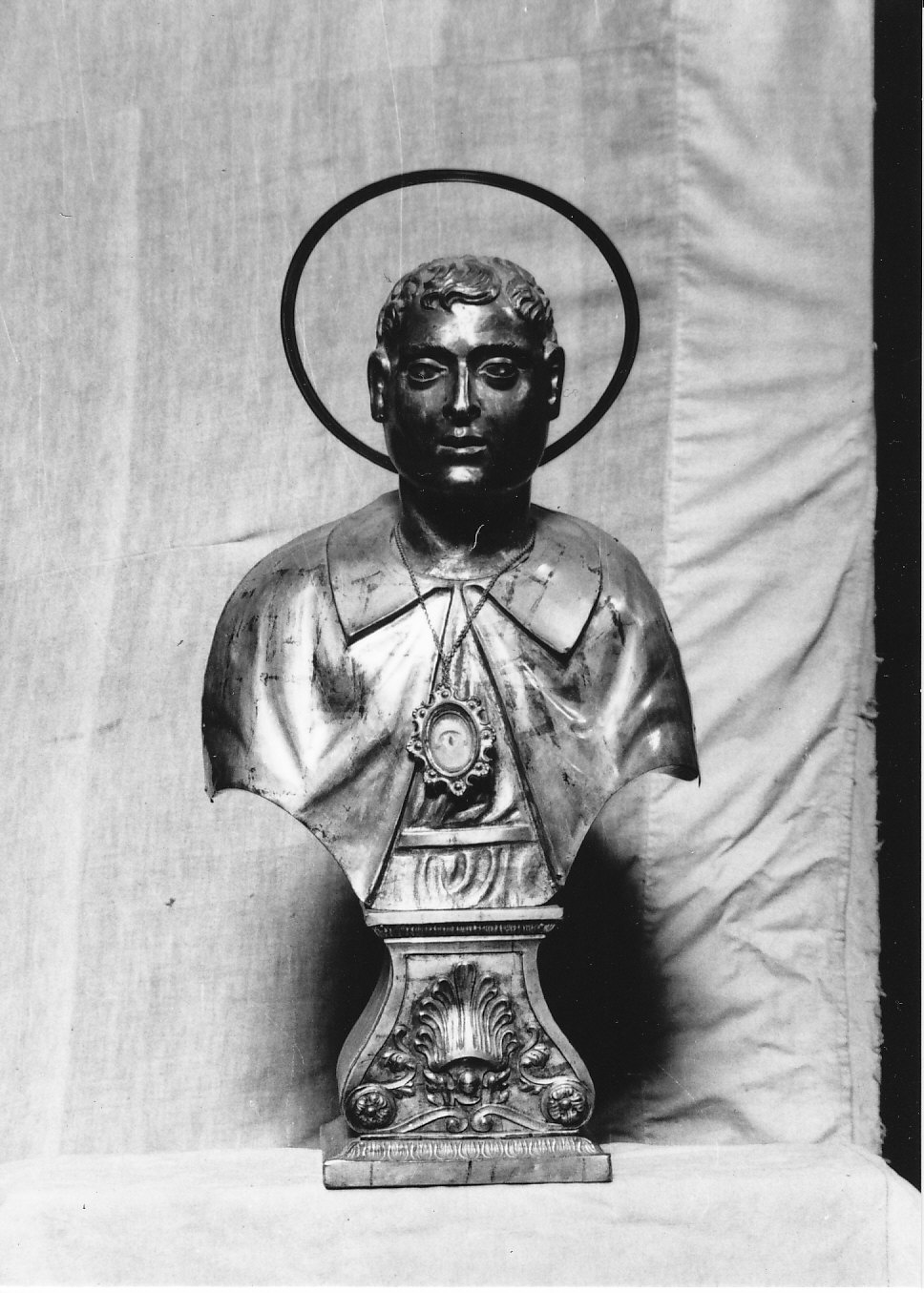 reliquiario - a busto, serie - bottega lombarda (sec. XVIII)