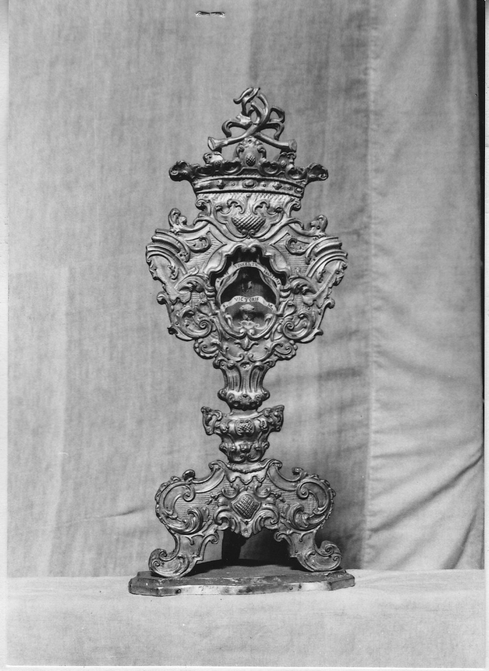 reliquiario - a ostensorio, serie - bottega lombarda (sec. XVIII)