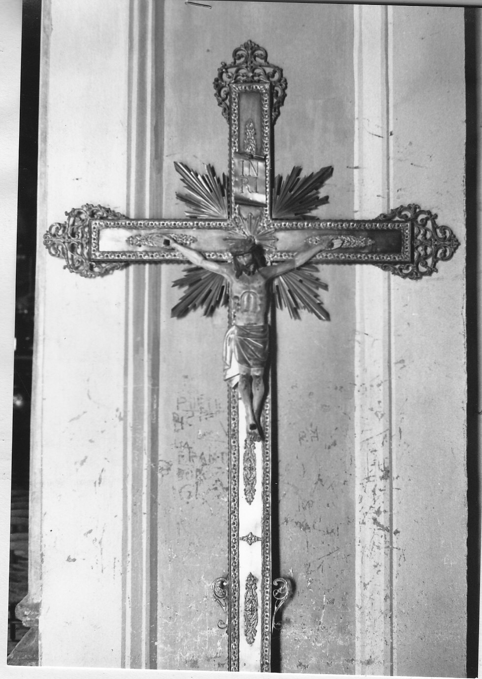 croce processionale, opera isolata - bottega lombarda (sec. XIX)