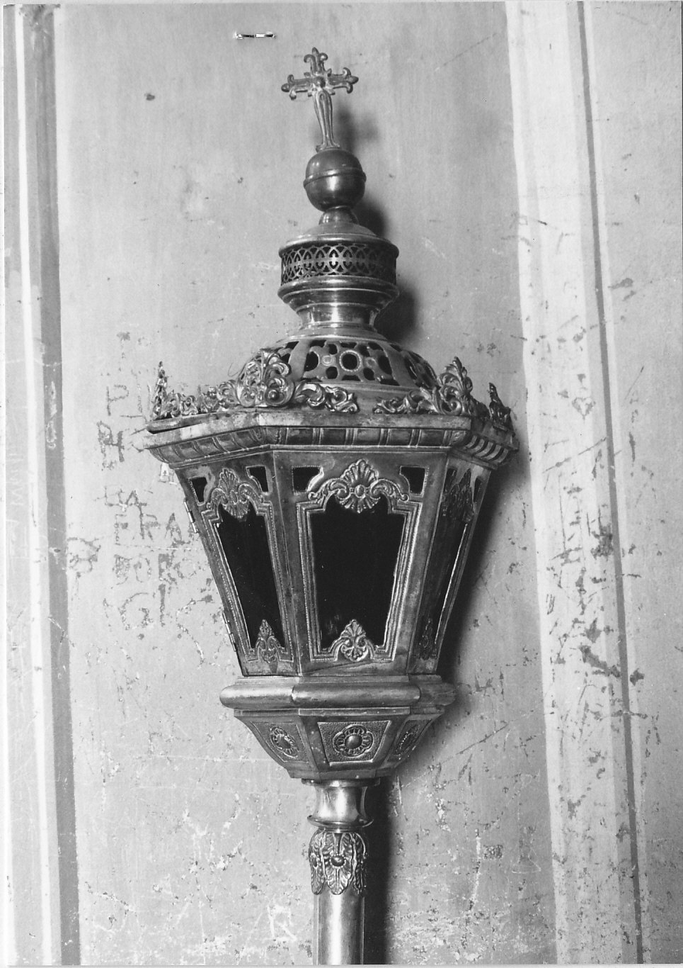 lanterna processionale, coppia - bottega lombarda (sec. XIX)