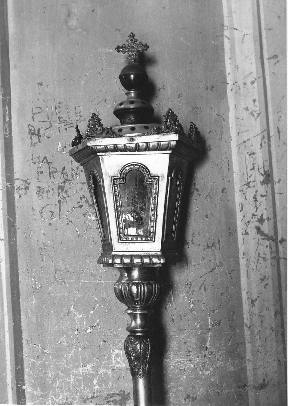 lanterna processionale, coppia - bottega lombarda (sec. XIX)