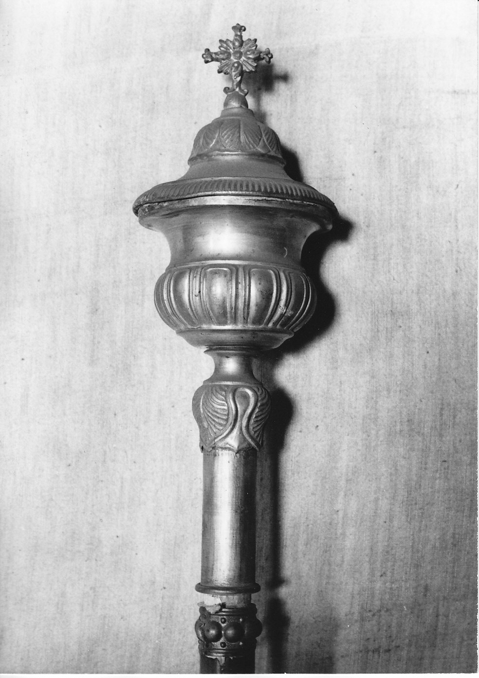 mazza processionale, serie - bottega lombarda (sec. XIX)