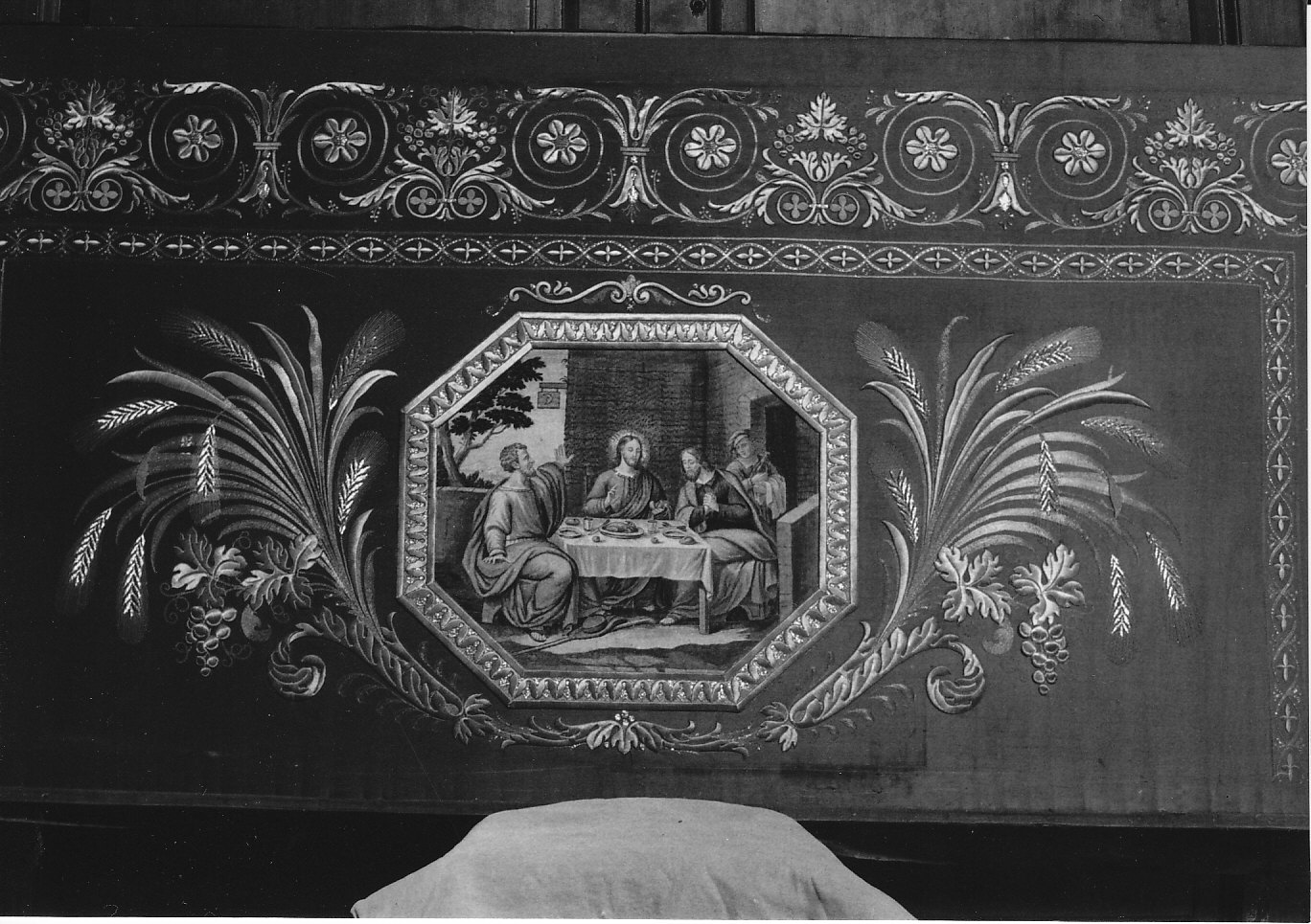 paliotto - a pannello piano, opera isolata - manifattura lombarda (fine/inizio secc. XIX/ XX)