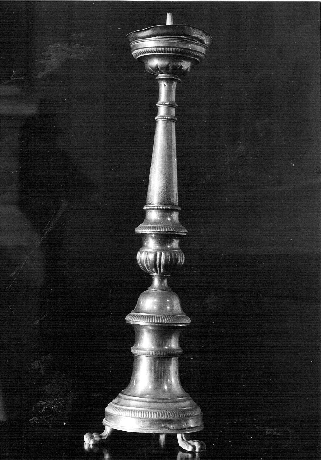 candeliere d'altare, serie - bottega lombarda (sec. XIX)