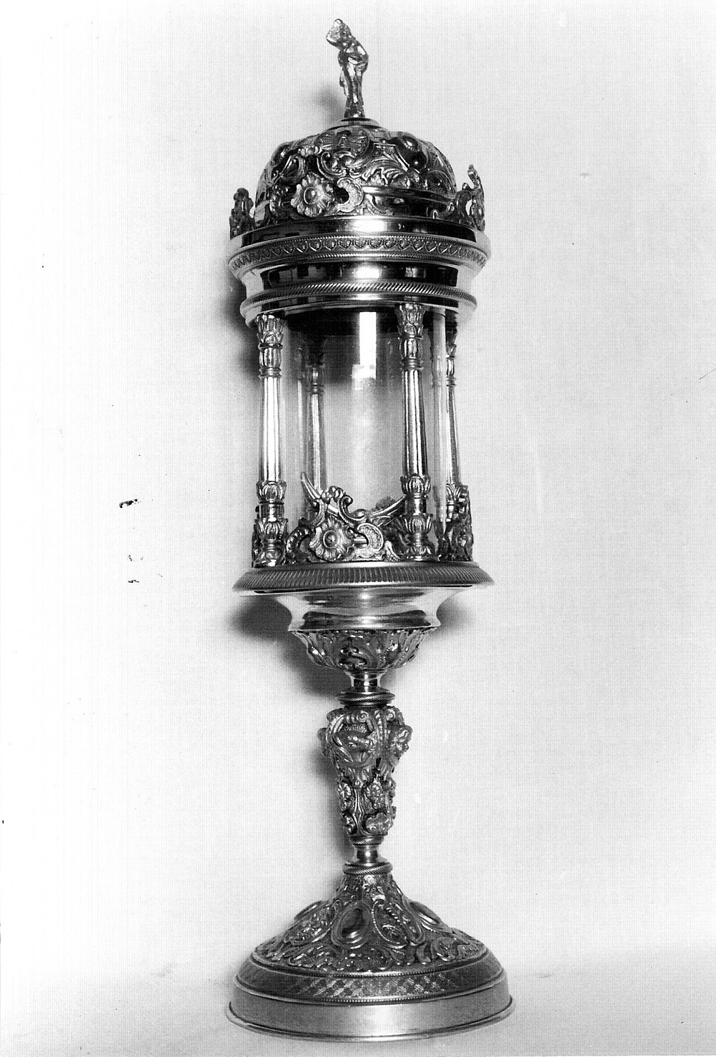 ostensorio, opera isolata - bottega lombarda (sec. XIX)