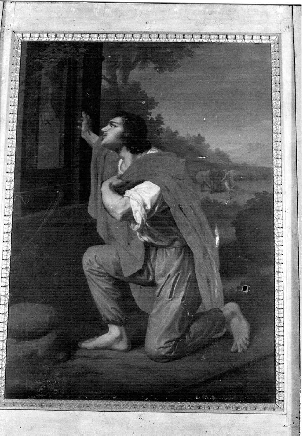 Santo (dipinto, opera isolata) di Bellati Filippo (sec. XIX)