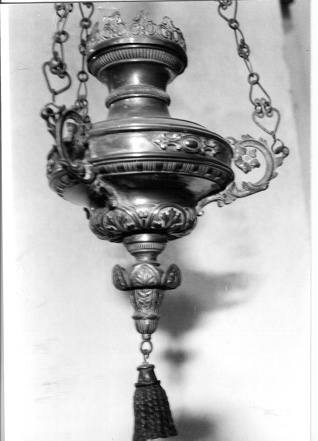 lampada pensile, coppia - bottega lombarda (sec. XIX)