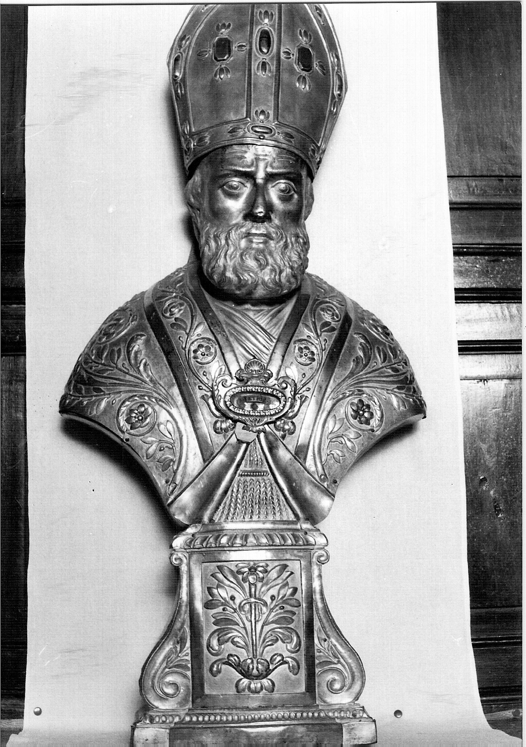 reliquiario - a busto, serie - bottega lombarda (sec. XIX)