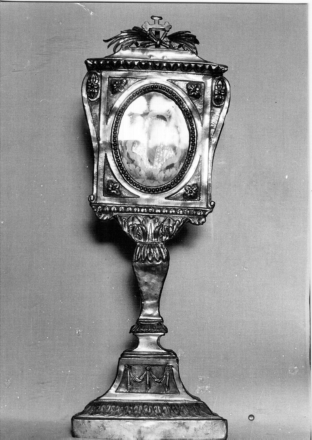 reliquiario, serie - bottega lombarda (fine/inizio secc. XVIII/ XIX)