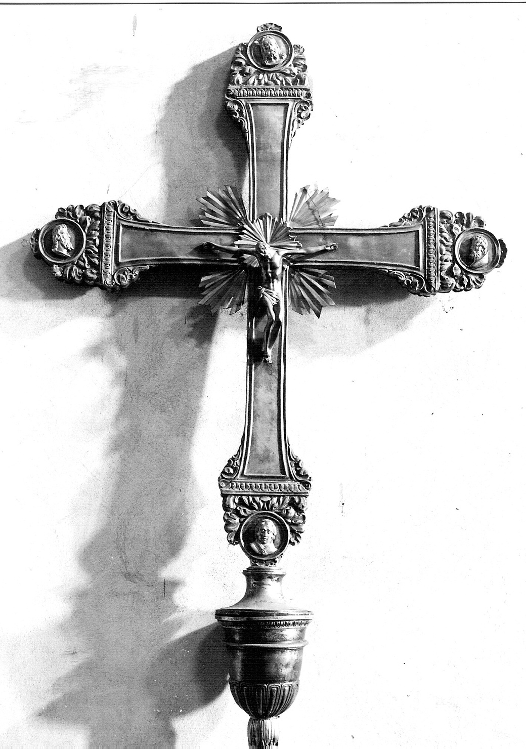 croce processionale, opera isolata - bottega lombarda (sec. XIX)