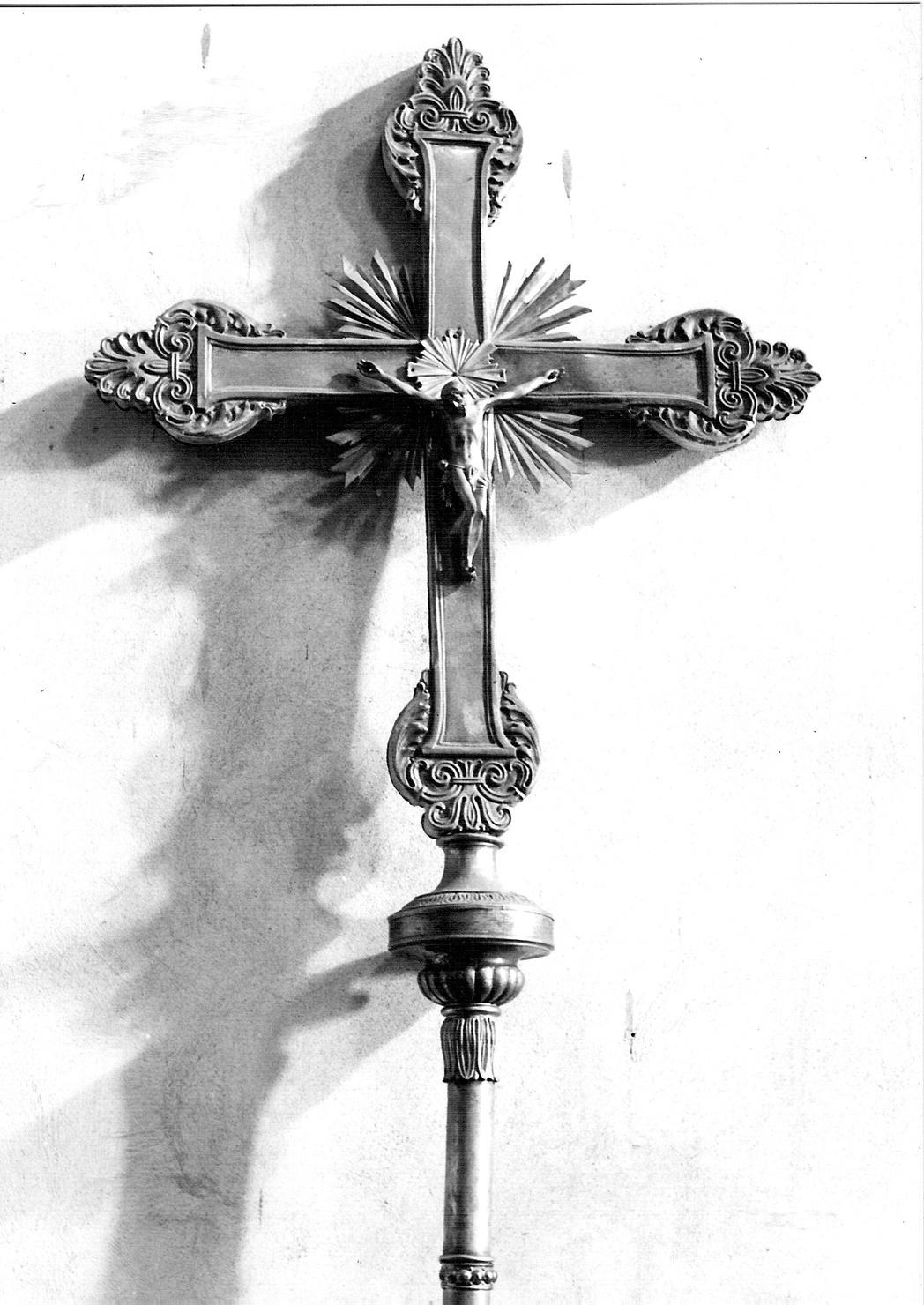 croce processionale, opera isolata - bottega lombarda (sec. XIX)