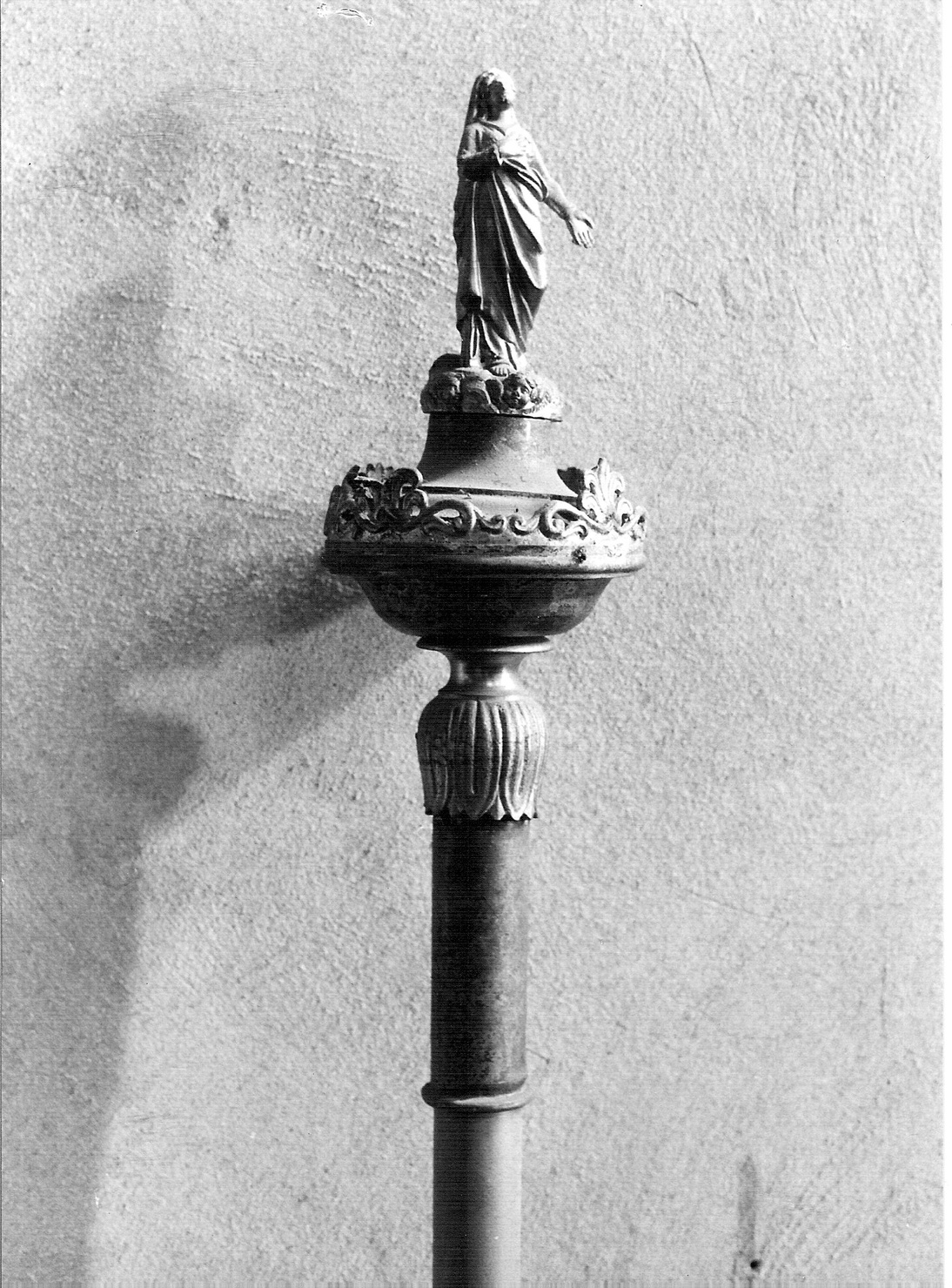 mazza processionale, coppia - bottega lombarda (sec. XIX)