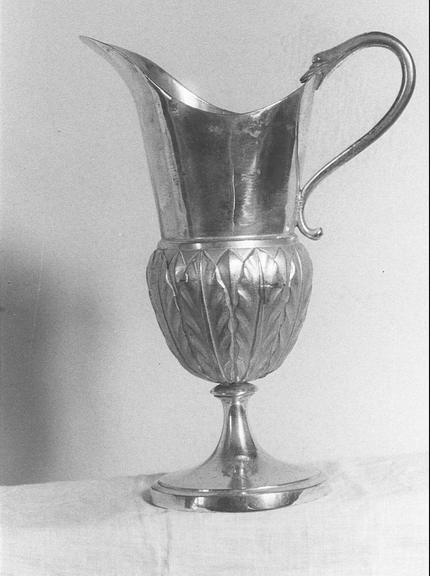 brocca, opera isolata - bottega lombarda (fine/inizio secc. XIX/ XX)