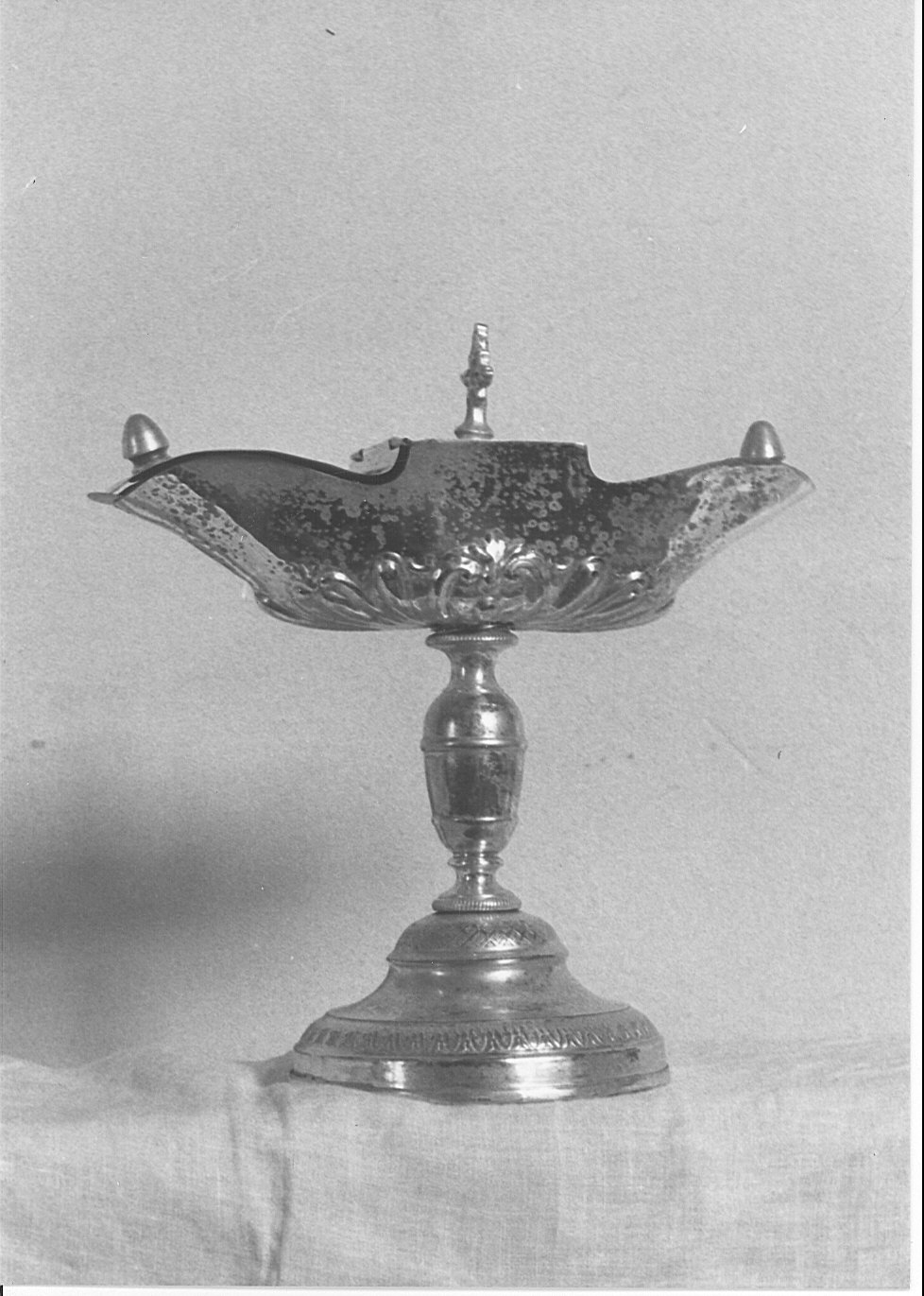 navicella portaincenso, opera isolata - bottega lombarda (sec. XIX)