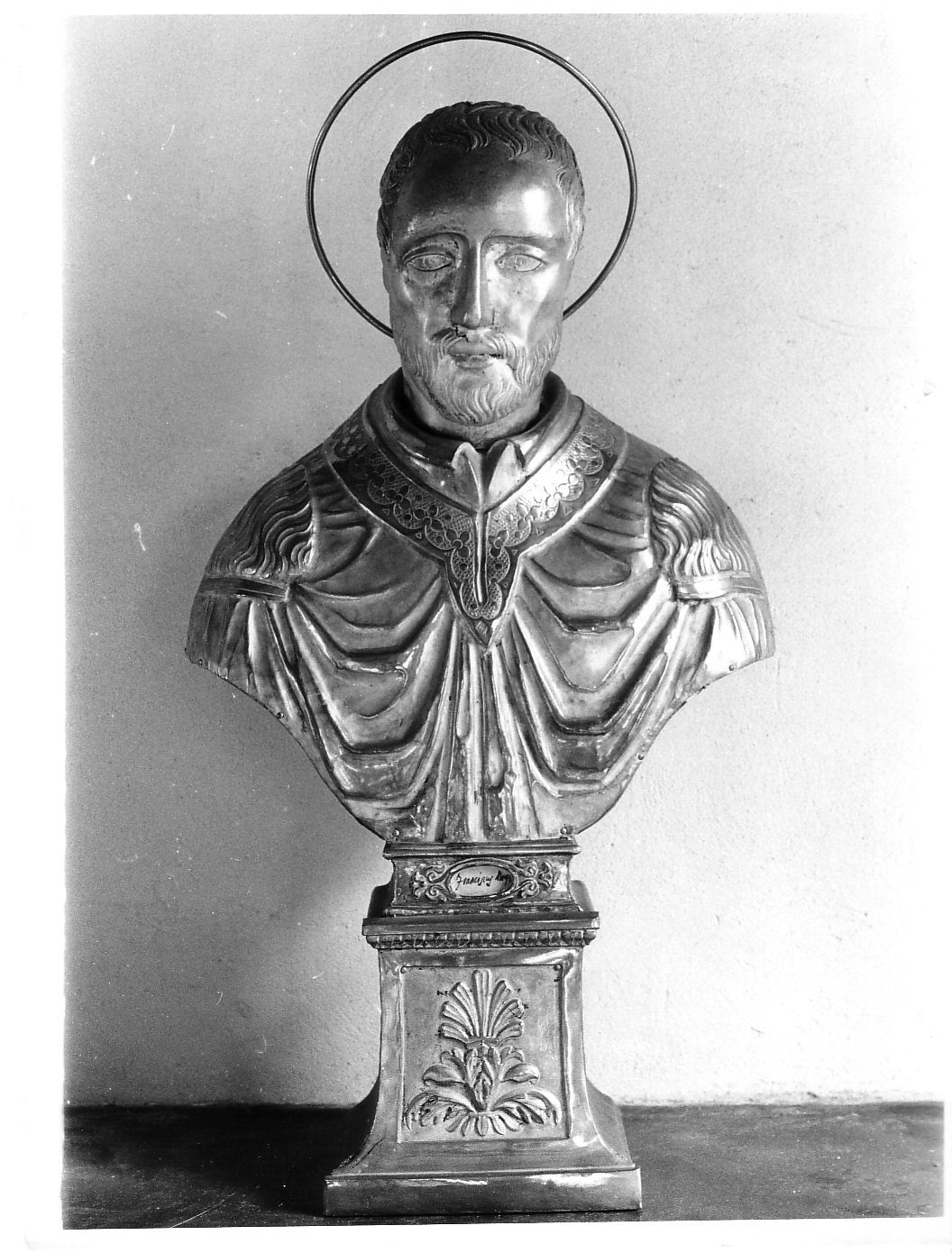 San Francesco Megis (reliquiario - a busto) - bottega lombarda (fine sec. XIX)