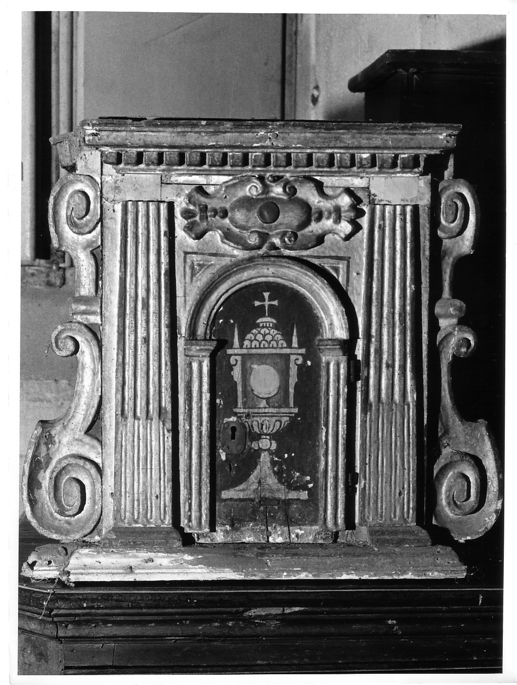 tabernacolo, opera isolata - bottega lombarda (secc. XVI/ XVII)