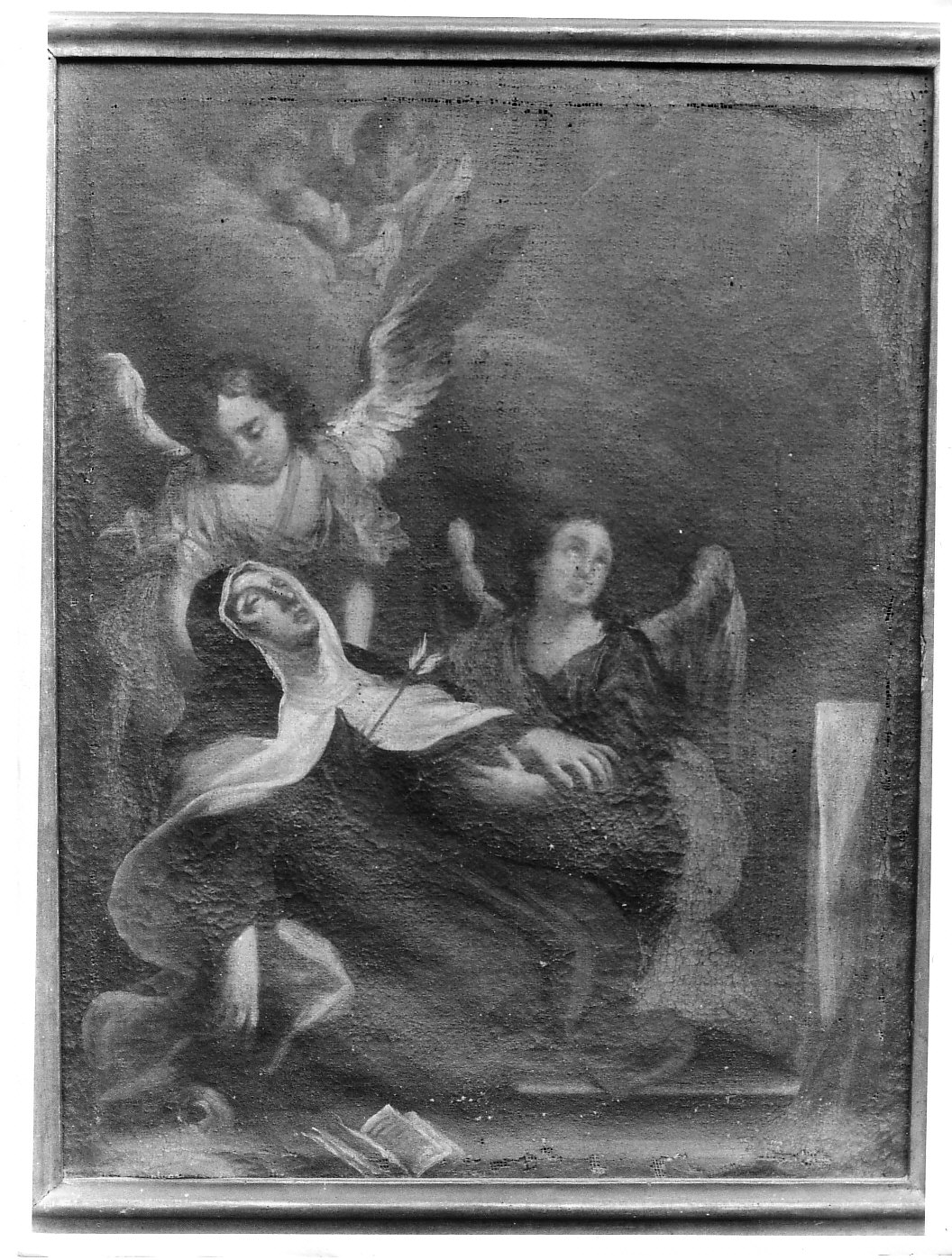 estasi di Santa Teresa (dipinto, opera isolata) - ambito pavese (sec. XVIII)