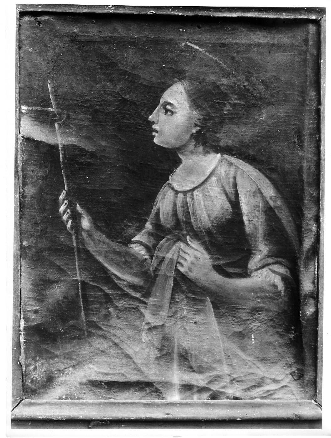 Santa (dipinto, opera isolata) - ambito pavese (sec. XVIII)