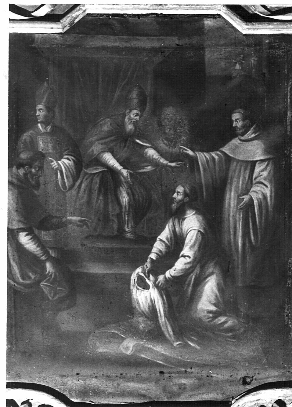 episodi della vita di San Bernardo (dipinto) - ambito lombardo (fine/inizio secc. XVII/ XVIII)