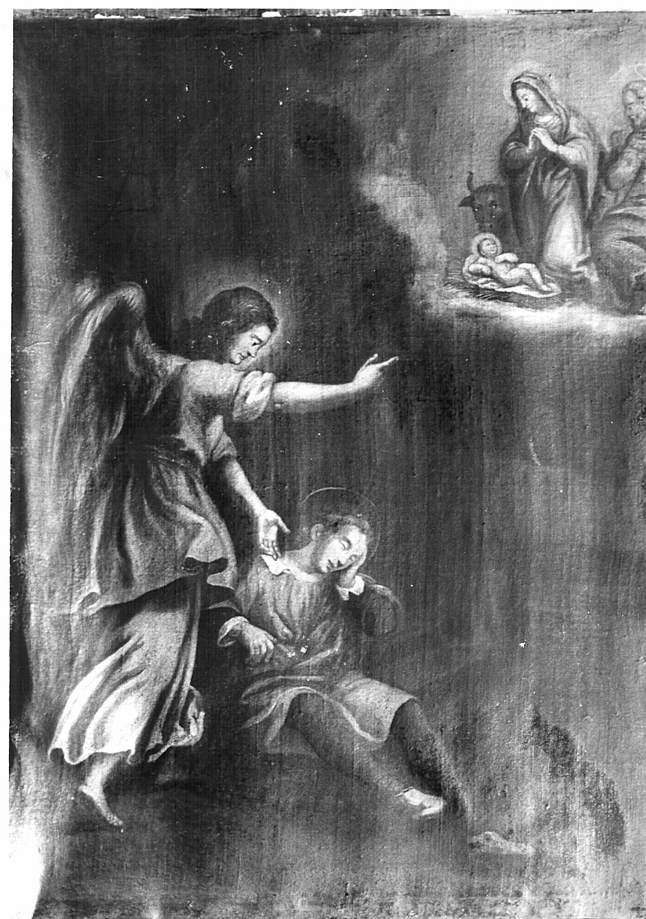 episodi della vita di San Bernardo (dipinto) - ambito lombardo (fine/inizio secc. XVII/ XVIII)