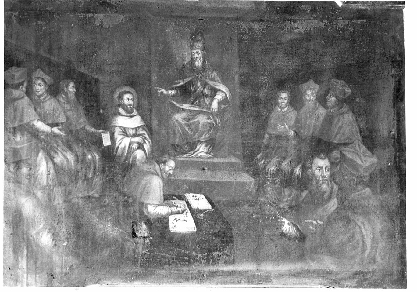 episodi della vita di San Bernardo (dipinto) - ambito lombardo (fine/inizio secc. XVII/ XVIII)