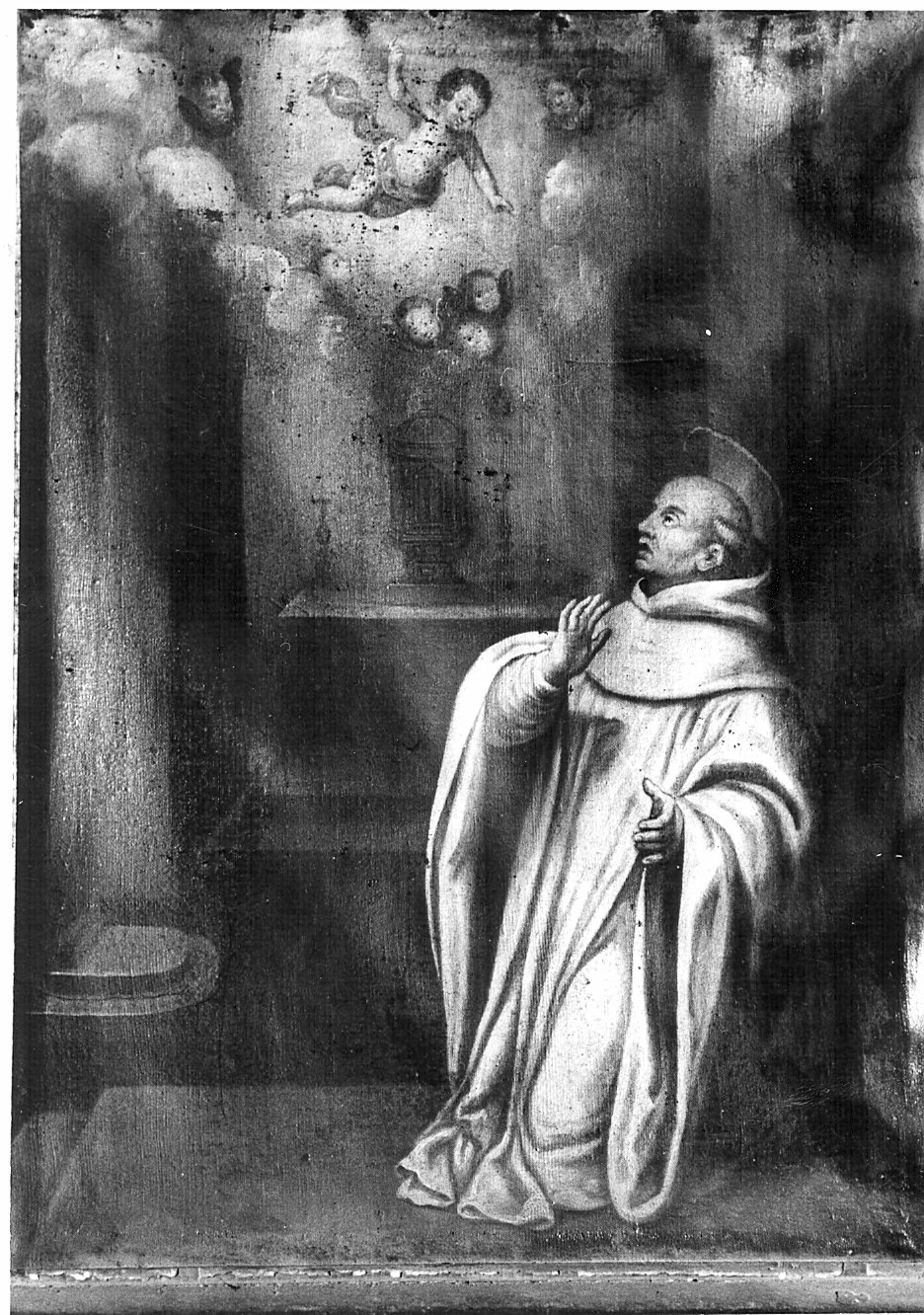 episodi della vita di San Bernardo (dipinto) - ambito lombardo (fine/inizio secc. XVII/ XVIII)