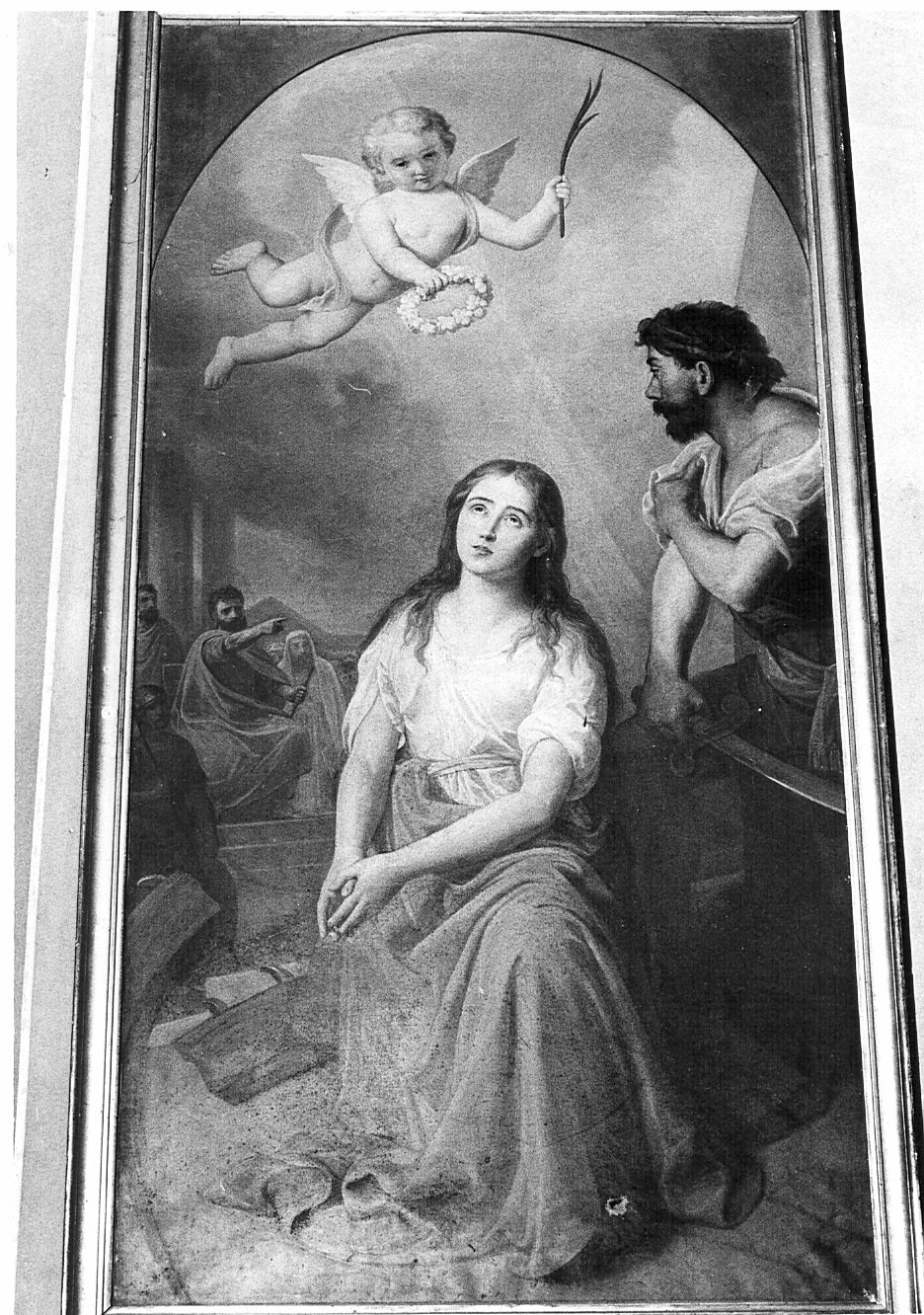 Santa Caterina d'Alessandria (dipinto) di Garberini Giovan Battista (sec. XIX)