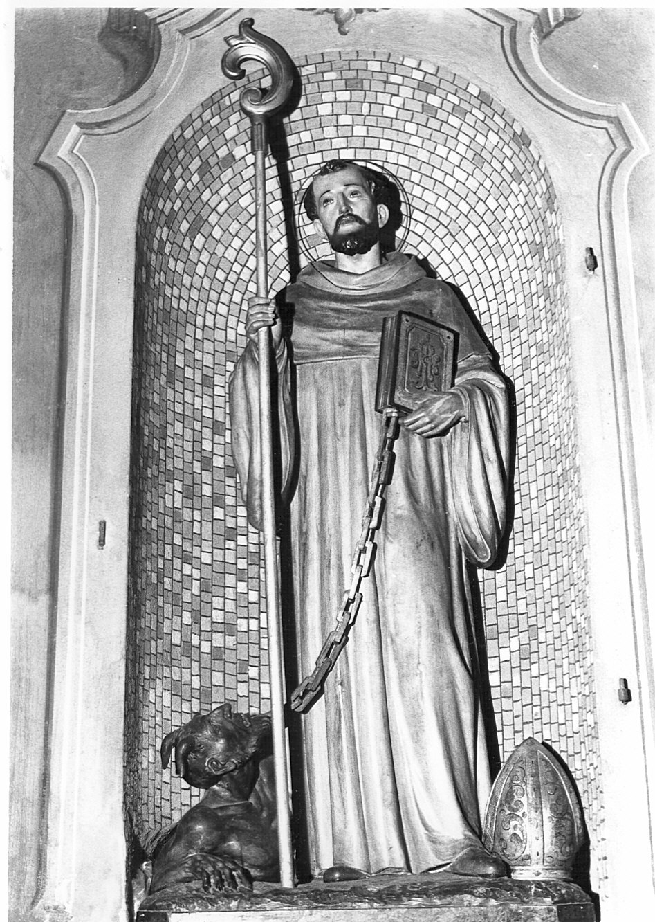 San Bernardo (statua) - bottega lombarda (sec. XX)