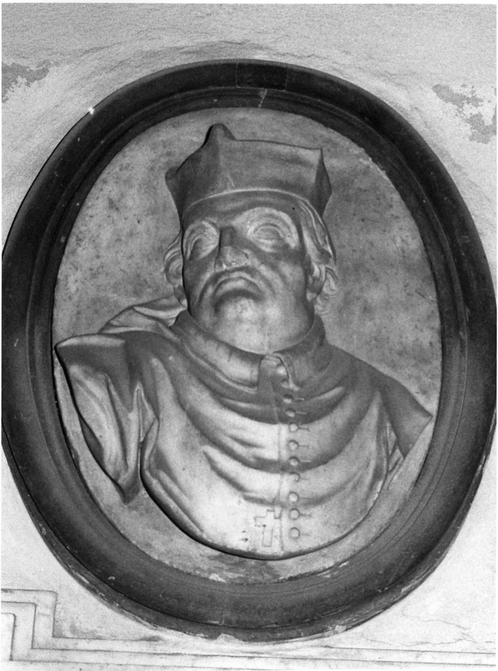 ritratto del vescovo M. Sormani (rilievo, opera isolata) - ambito lombardo (sec. XVIII)