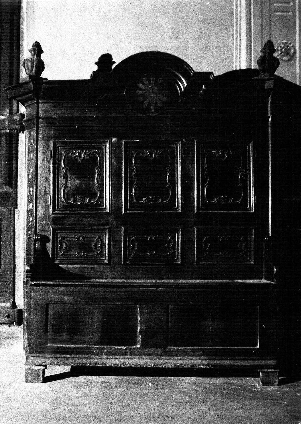 cassapanca, opera isolata - bottega lombarda (sec. XVIII)