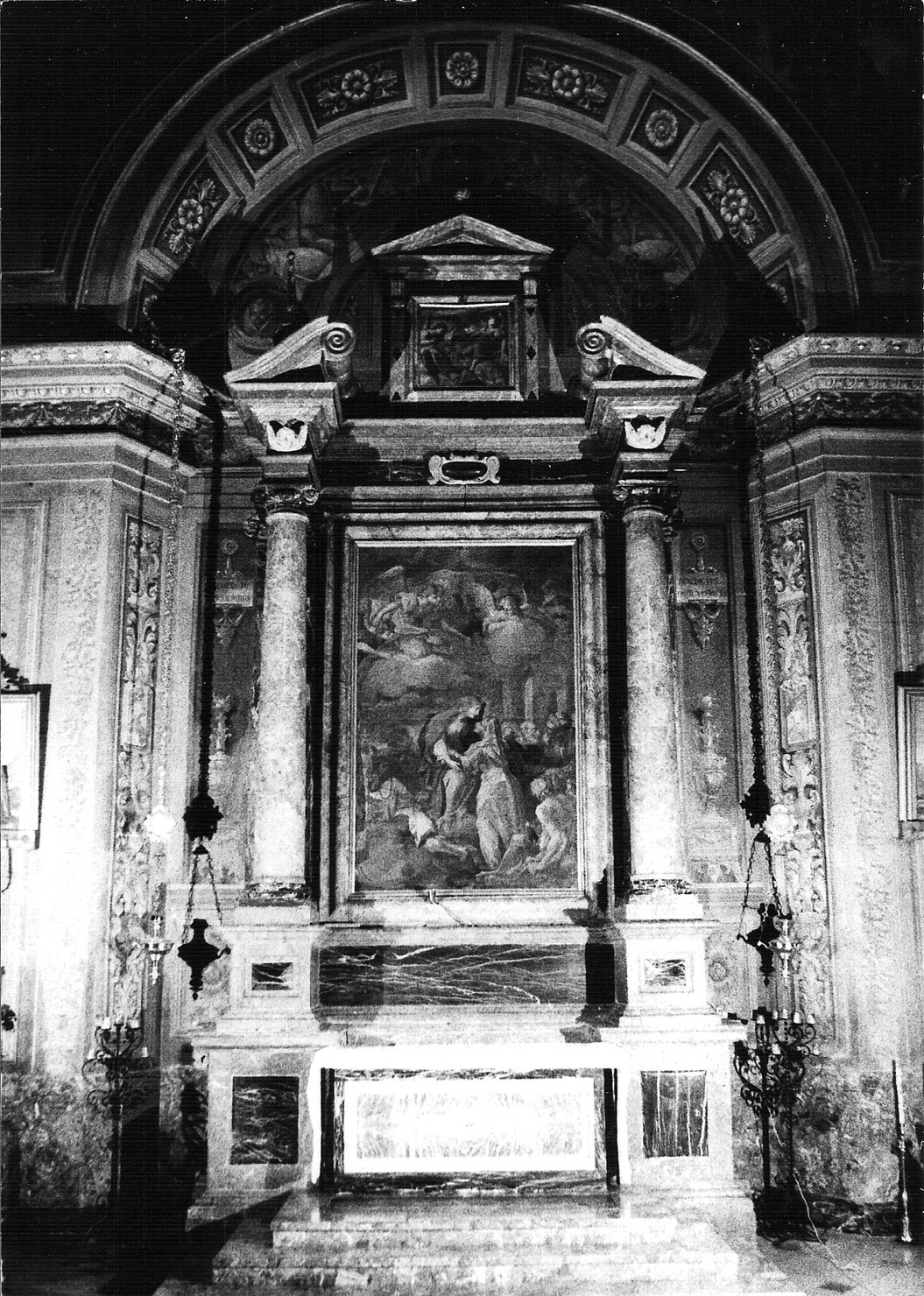 altare, opera isolata - bottega lombarda (sec. XVII)