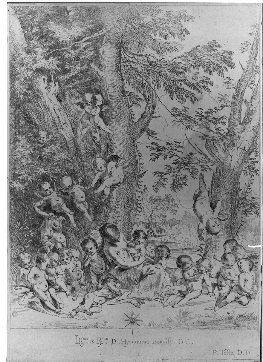 putti (stampa) di Testa Pietro (sec. XVII)
