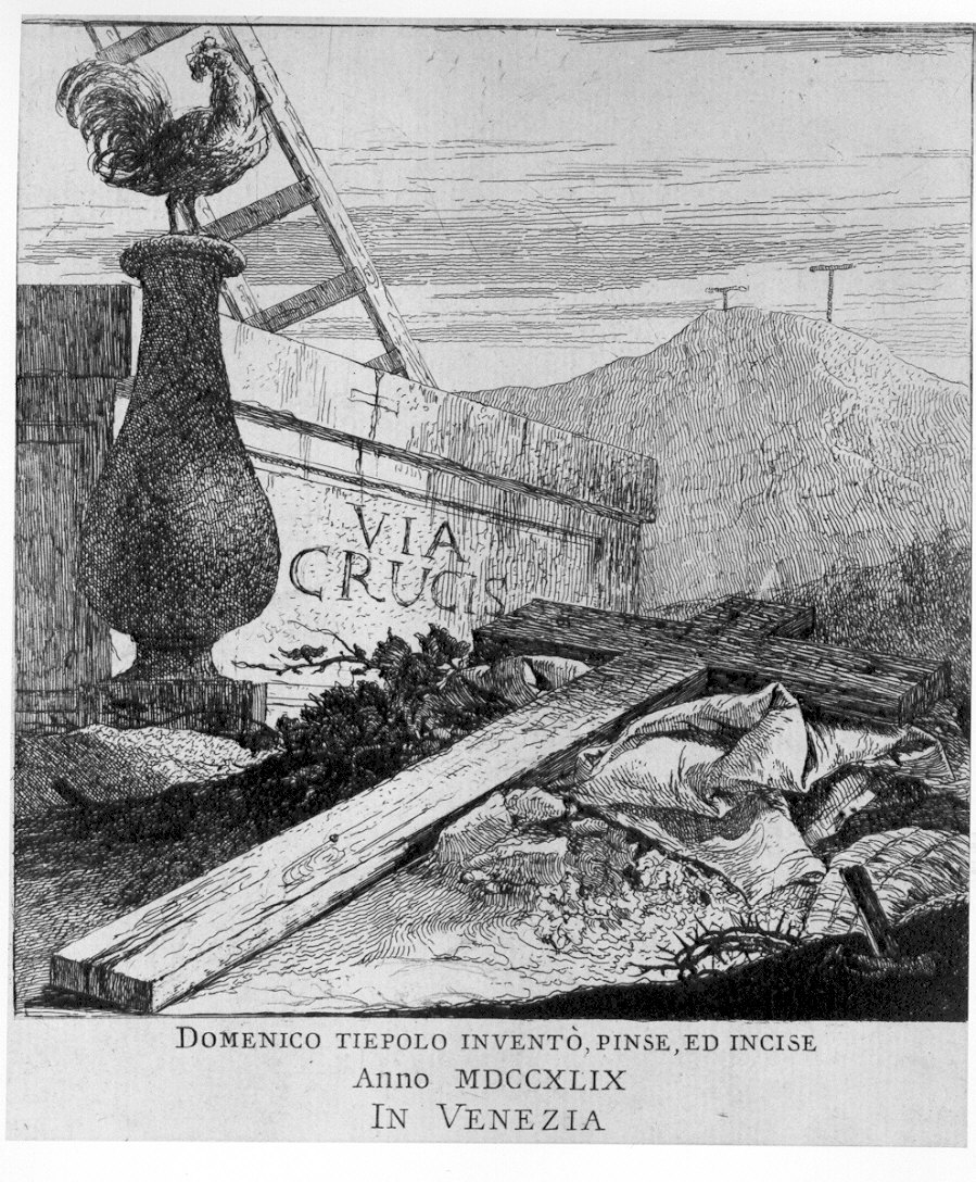 via crucis (stampa) di Tiepolo Gian Domenico (sec. XVIII)
