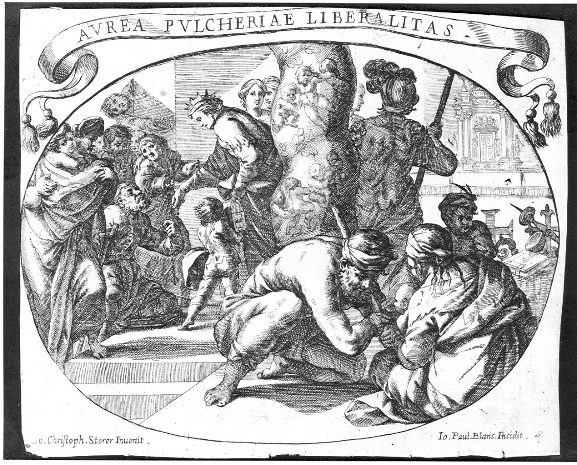 Generosità (stampa) di Storer Johann Christophorus (sec. XVII)