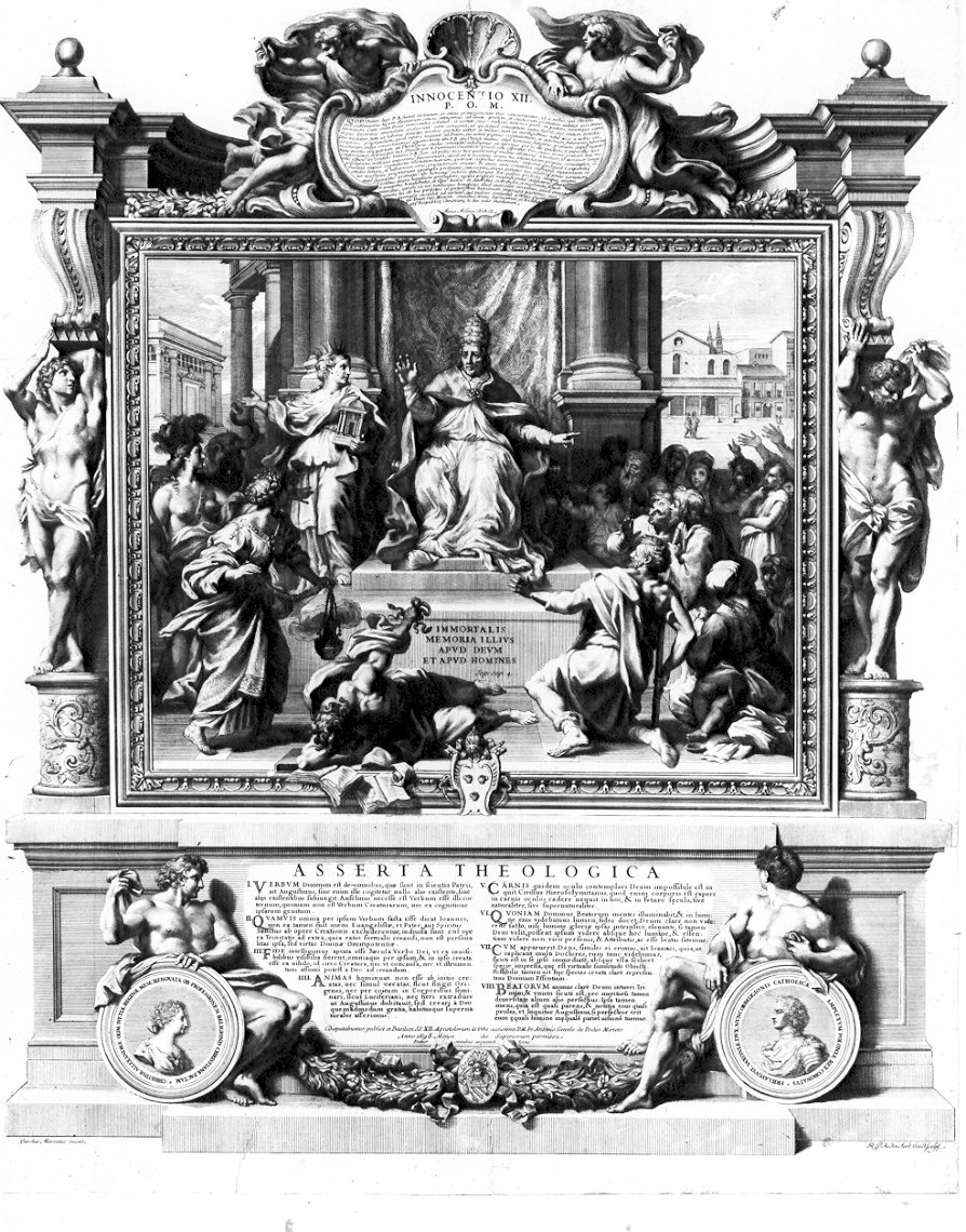 frontespizio (stampa) di Maratta Carlo (sec. XVII)