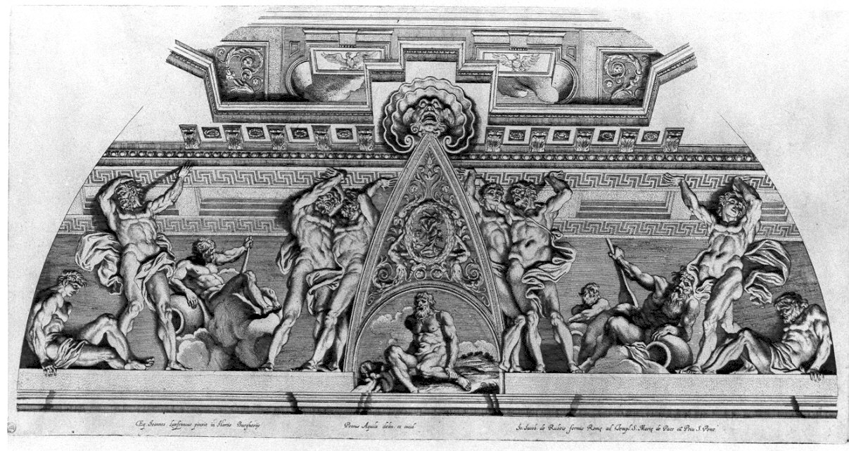 decorazione (stampa) di Lanfranco Giovanni (sec. XVII)