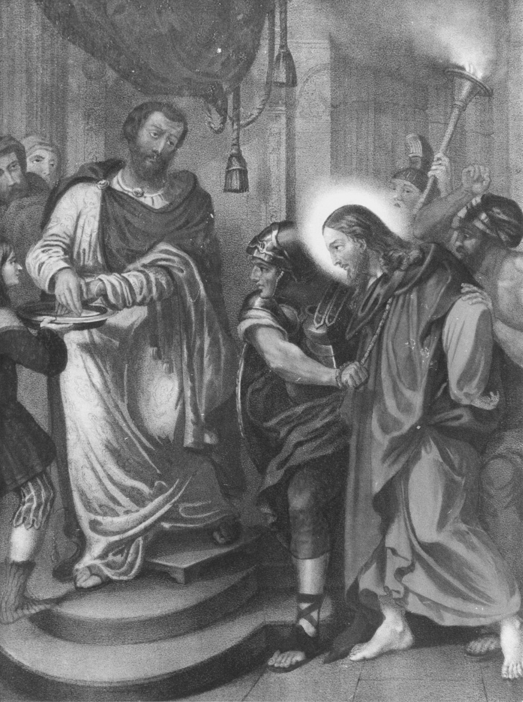stazioni della via crucis stampa stampa di invenzione,