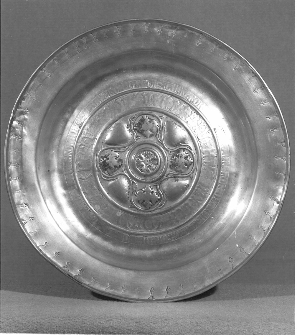 bacile - bottega tedesca (seconda metà sec. XV)