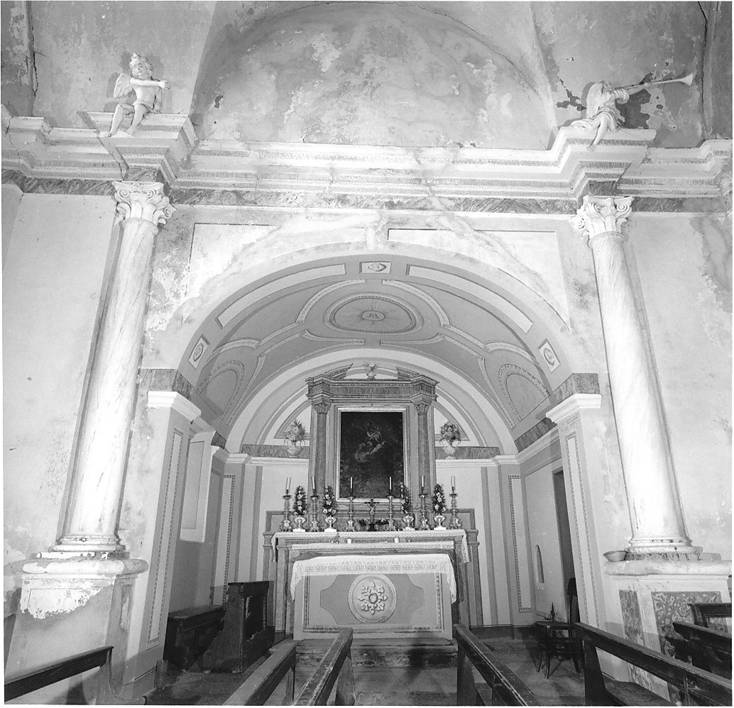 angeli (decorazione plastico-pittorica, opera isolata) - bottega lombarda (ultimo quarto sec. XVII)