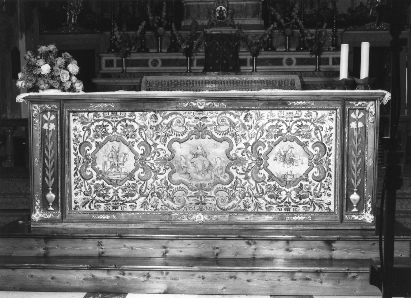 paliotto, opera isolata - manifattura italiana (sec. XVIII)