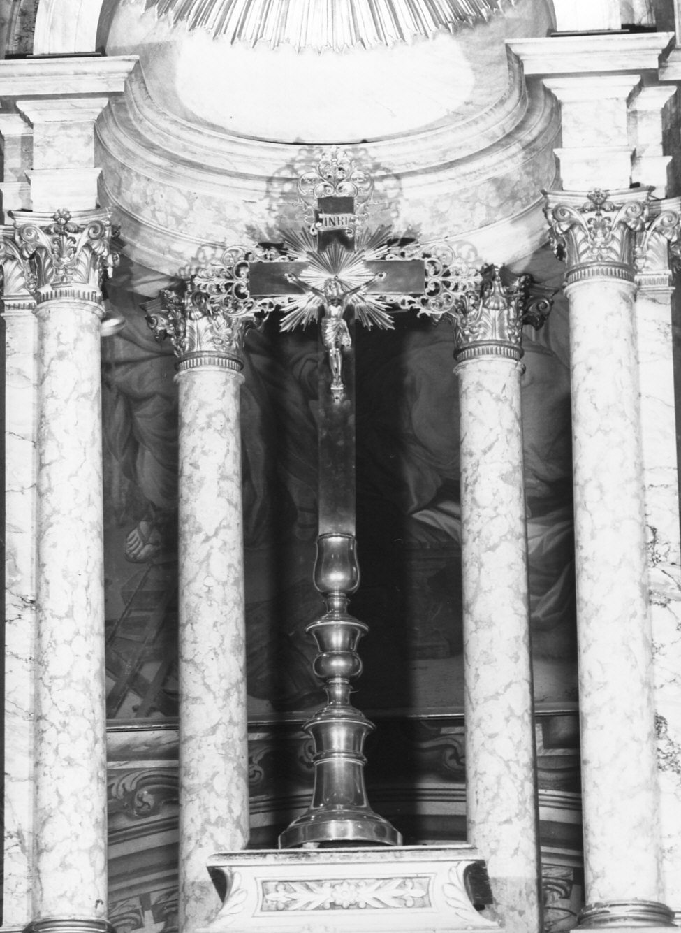 croce d'altare, opera isolata - ambito lombardo (sec. XIX)