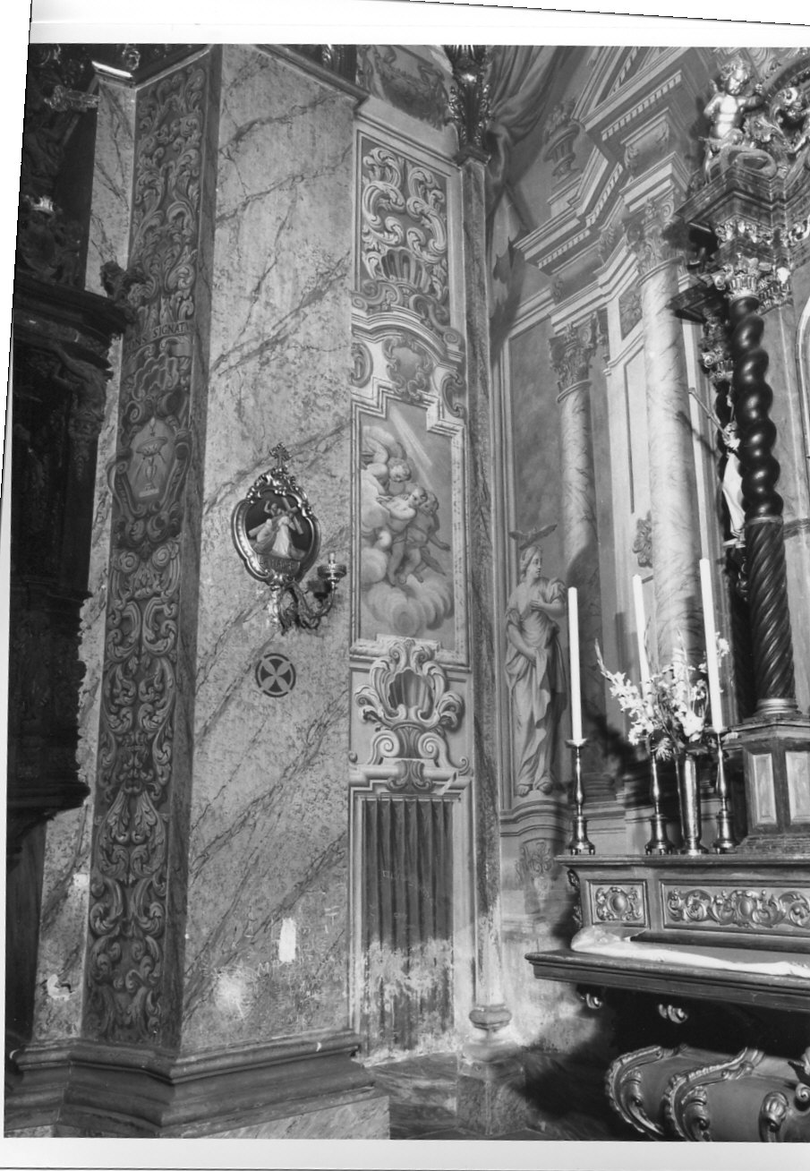 angeli (dipinto murale, elemento d'insieme) di Muttoni Giovanni Battista (sec. XVIII)