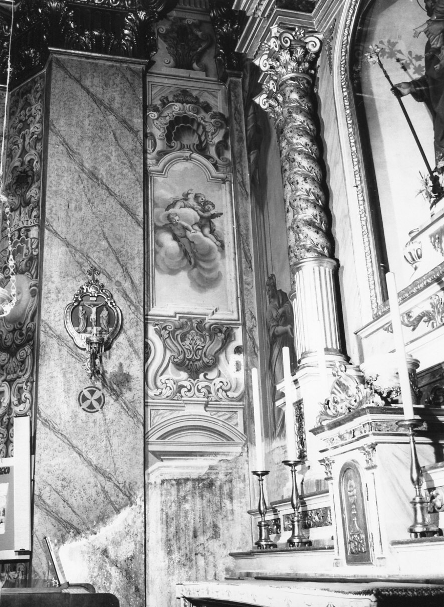 angeli (dipinto murale, elemento d'insieme) di Muttoni Giovanni Battista (sec. XVIII)