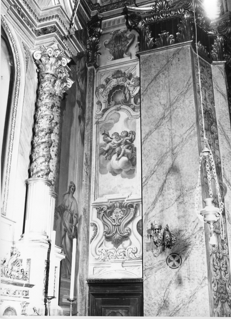 angeli (dipinto murale, elemento d'insieme) di Muttoni Giovanni Battista (sec. XVIII)