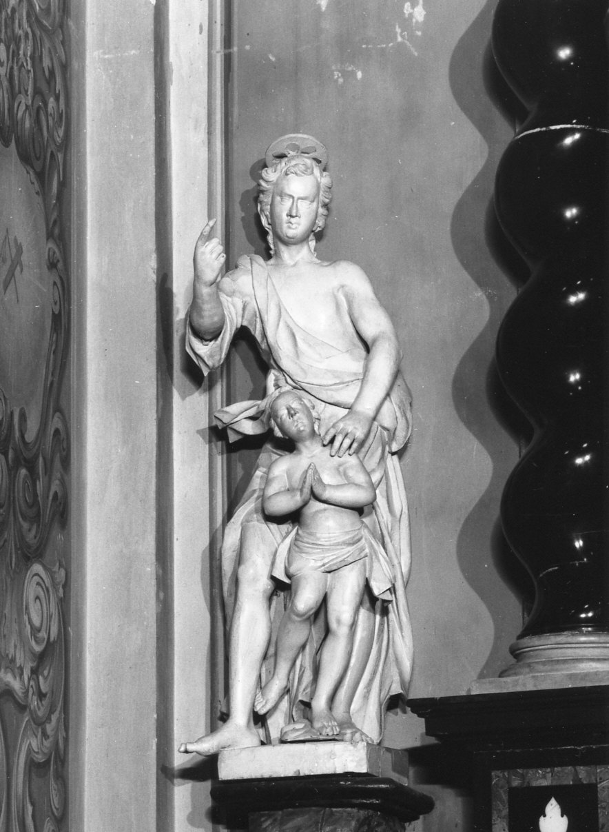 Santo (statua, serie) di Peder Matthias (sec. XVIII)