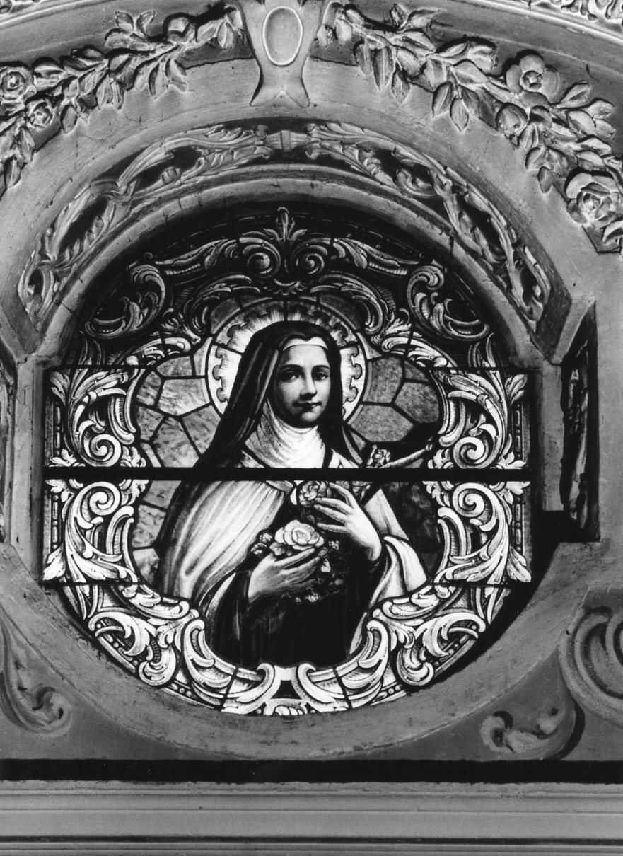 Santi (vetrata dipinta, serie) - ambito lombardo (inizio sec. XX)