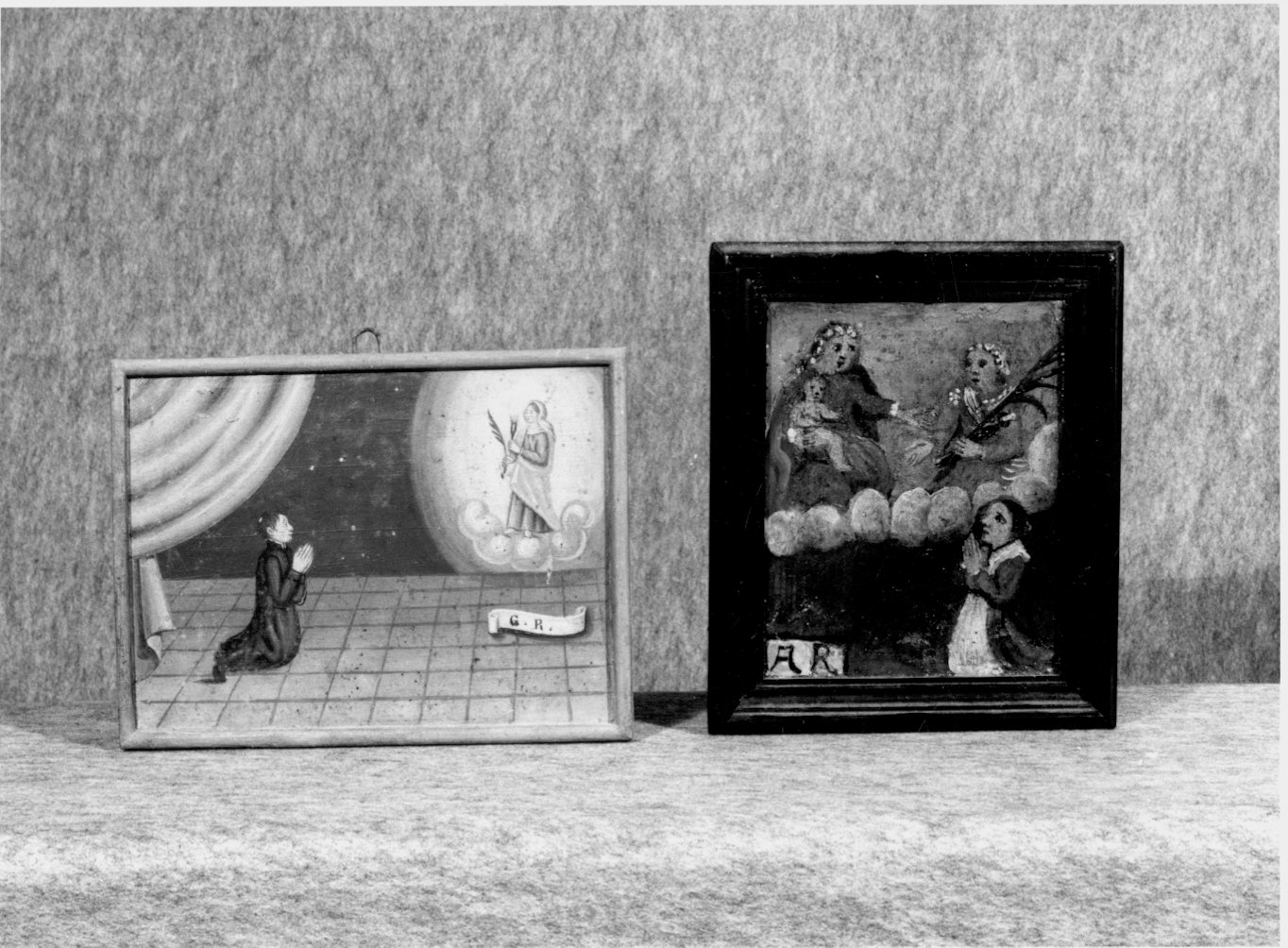 Ringraziamento a Sant'Apollonia per grazia ricevuta (ex voto) - ambito valtellinese (sec. XIX)