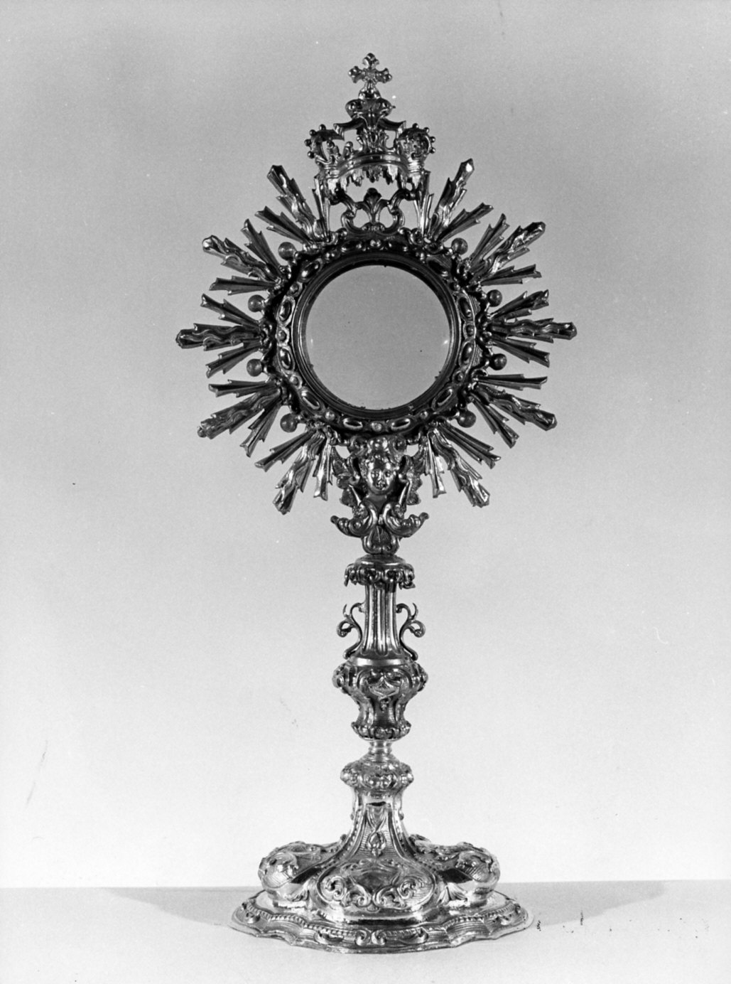 ostensorio, opera isolata - bottega lombarda (sec. XVIII)