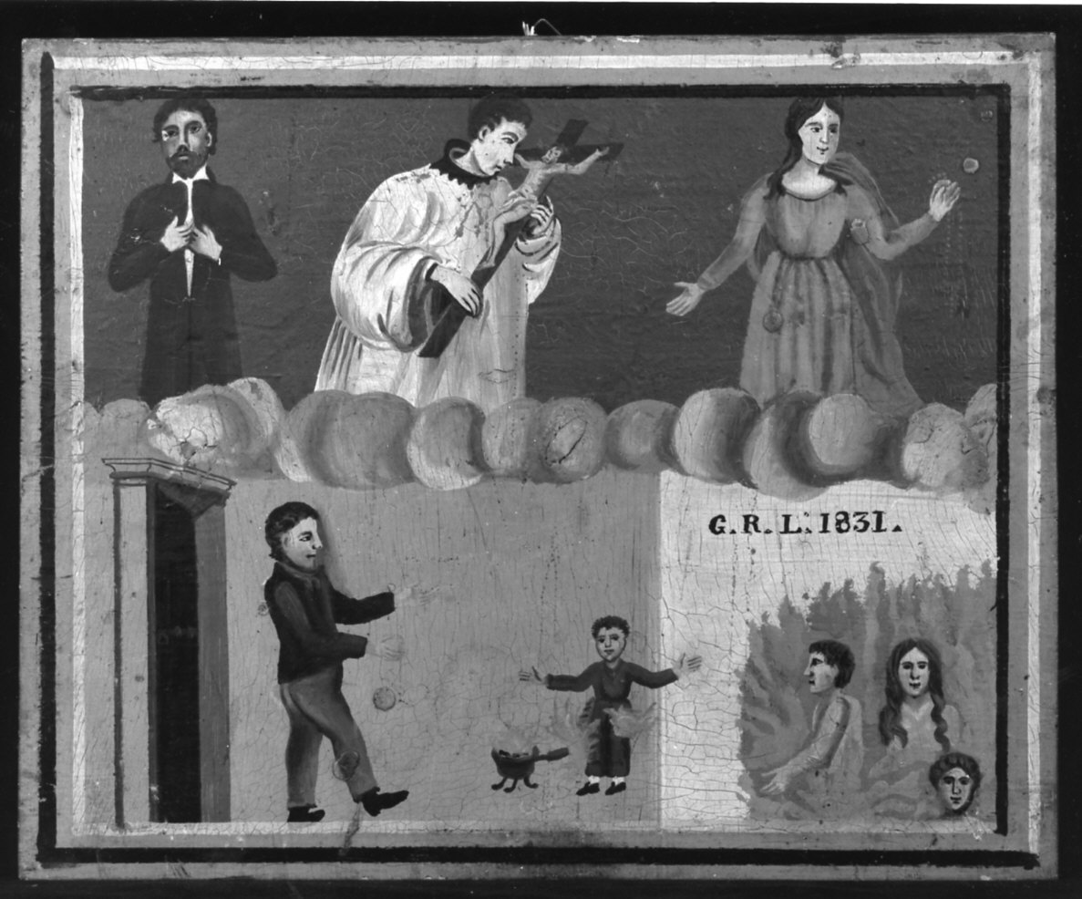 ex voto (ex voto, opera isolata) - ambito lombardo (sec. XIX)